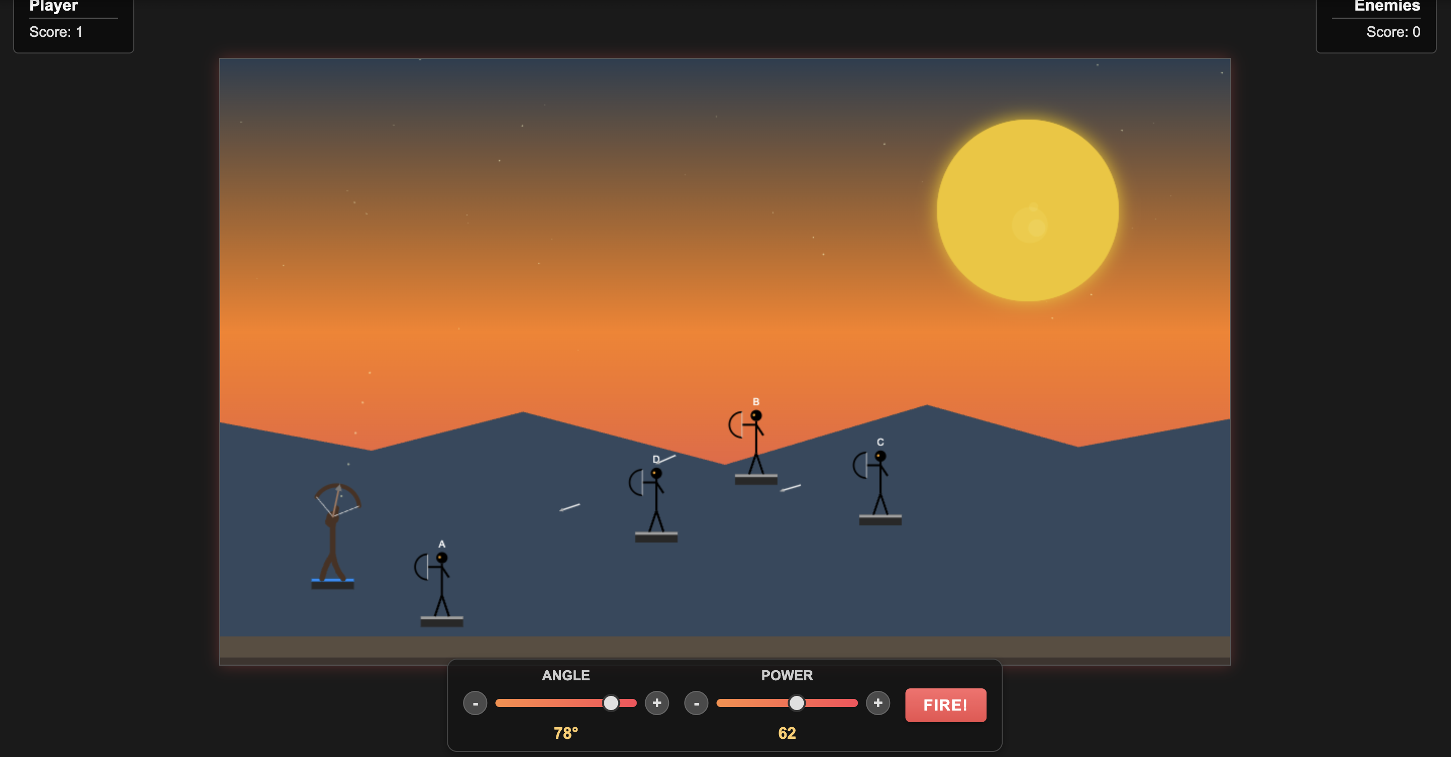 Archery Gameplay Example